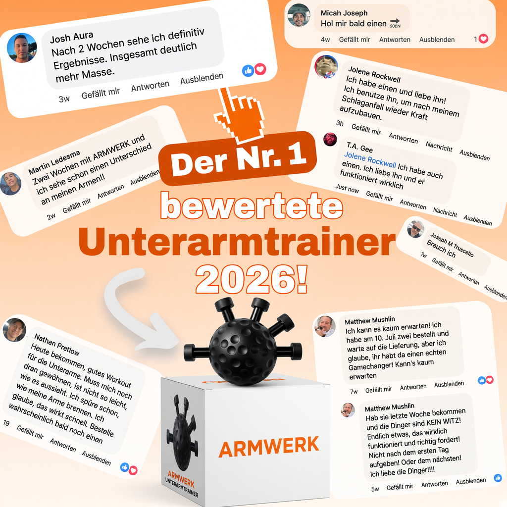 Kundenkommentare zum ARMWERK Unterarmtrainer